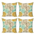 Ambesonne Floral Throw Pillow Cover