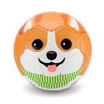 Daball Kid and Toddler Soccer Ball - Size 1 , Pump and Gift Box Included (Cookie, The Corgi)