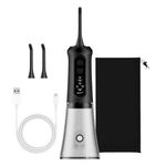 MEDTECH® Pro Cordless Water Dental Flosser for Teeth | Home & Travel Use | 5 Cleaning Modes, 310ml Water Tank | USB-C Port, 2000mAh Battery, IPX7 Waterproof | 365 Days Warranty | Oral Irrigator
