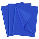 NEBURORA Blue Tissue Paper for Gift Bags 60 Sheets Blue Wrapping Tissue Paper Bulk 14 X 20 Inch Navy Blue Packaging Paper for Gift Wrap Filler Art Crafts DIY Birthday Wedding Baby Shower (Blue)