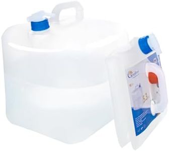 5 Gallon/20L Collapsible Water Container BPA Free FDA Approved PE Portable Water Carrier Bag Water Outdoor Storage for BBQ Camping Hiking Climbing Fishing Picnic Emergency