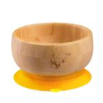 PURELY MAMA - Bamboo Suction Bowl for Toddler and Kids Led Weaning, BPA Free, Plastic Free, Organic and Eco Friendly.