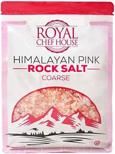 Himalayan Pink Salt 5 lbs Coarse Grain Bulk Bag - Hymalain Pure Gourmet Crystals - Himilian 100% Natural - Contains 84 Minerals -Suitable for Body Bath Scrubs Table Salt Grinder & Salt Mills - Kosher