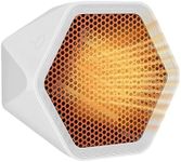 Small Space Heater for Office - Rapid Heating Portable Heater Indoor - Small and Quiet Mini Desk Electric Heaters for Indoor Use - Energy Efficient Ceramic Space Heaters for Bathroom & Bedroom (White)