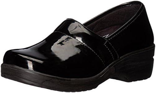 Easy Works Women's Lyndee Health Care Professional Shoe, Black Patent, 8