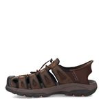 Skechers Men's Tresmen-Norvick Fisherman Sandal, Chocolate, 14