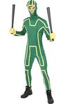 ORION COSTUMES Men's Green Ninja Kick Ass Superhero Fancy Dress Costume