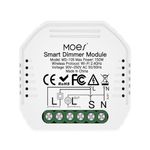 MOES Tuya WiFi Smart Light LED Dimmer Switch Module, Smart Life/Tuya App Wireless Remote Control, Compatible with Alexa Echo and Google Home, 1/2 Way, 1 Gang, Only Support 2.4Ghz WiFi