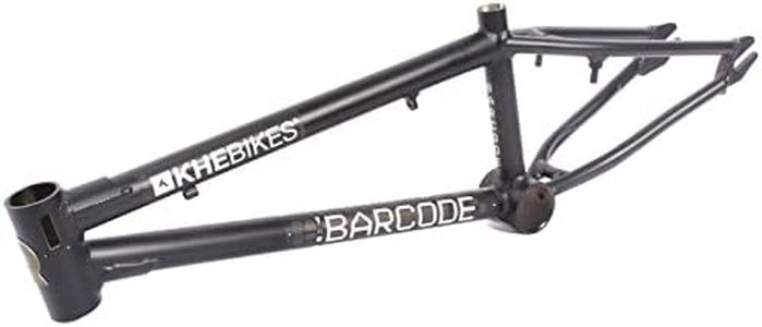 KHE BMX Frame Barcode 7005 Aluminium 20 Inch Matte Black Only 1390 g US BB