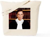 CafePress Art Coaster Ruth Bader Ginsburg Tote Bag Natural Canvas Tote Bag, Reusable Shopping Bag