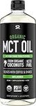 Sports Research Keto MCT Oil from Organic Coconuts - Fatty Acid Fuel for Body + Brain - Dual Ingredient C8 and C10 MCTs - Perfect in Coffee, Tea, & More - Non-GMO & Vegan - Unflavored (40 Oz)