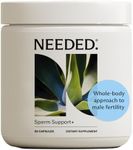 Needed. Sperm Support - Fertility Supplements for Men - Clinically Studied Botanical Ingredients for A Whole Body Approach to Male Fertility - Prenatal Vitamins - 120 Capsules, 30 Day Supply