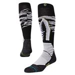 Stance Warbird Snow Socks, Black, Medium