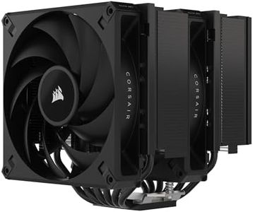 CORSAIR A115 High-Performance Tower CPU Air Cooler — Cools up to 270W TDP - Slide-and-Lock Fan Mount - Two Corsair AF140 Elite Fans - Easy to Install - Pre-Applied Thermal Paste — Black