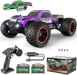 HAIBOXING 1:14 RC Cars, Hobby Fast Remote Control Cars for Adults, 39km/h High-Speed 4x4 Off-Road RC Truck RTR RC Monster Truck Waterproof Crawler Racing Buggy 2 Batteries for Boys HBX2105