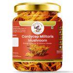 Mushroom Essence Cordyceps Militaris Dried Raw Mushroom-20gms-Energy,Endurance and Immunity Supplement-Pack of 1