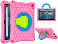 (13th/11th Generation, 2023/2021 Release) New 10in Tablet Case for Kids. Riaour ipad 10 case Light Weight Anti Slip Shockproof Kids Friendly Case(Incompatible with iPad Samsung). (Pink)