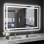 LOAAO 40X32 LED Bathroom Mirror wit