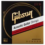 Gibson SAG-CBRW13 Coated 80/20 Bronze Acoustic Guitar Strings 13-56, Medium