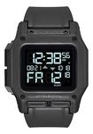 Nixon Unisex Digital Watch with Silicone Strap A1180-001-00