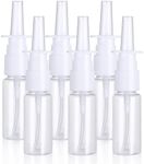 simarro 6Pcs Empty Nasal Spray Bottles, 20 ml Nasal Spray Bottles PET Refillable Atomiser Spray Bottle Reusable Empty Nasal Spray Bottle for Perfume, Essential Oils, Saline Solution