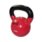 USI UNIVERSAL THE UNBEATABLE Kettlebells, Kettlebell For Fitness, 16Kg Kettlebell For Home Gym, DKB16 Dipped Kettlebell With Solid Metal Construction, Made Of Cast Iron & Vinyl Coated