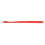 BAITFUEL T-Mac Durable Straight Tail Worm Infused with Supercharged X55 Formula Gel | 6.5-Inch, Merthiolate