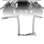 PRE-WIRED 14" Rise Road Glide Ape Hangers 1.5" mercenary Handlebar & wires Kit for 2016-2023 Harley Road Glide Custom Special, Chrome