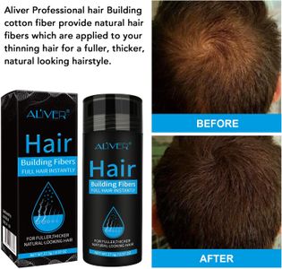 Black Hair Fibres Concealer – Instant Hair Thickening Powder