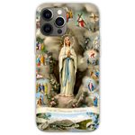 Jorsoery Phone Case for iPhone iPhone 15 Immaculate Conception Virgin Mary Catholic Soft TPU Shockproof Protective Phone Case Cover