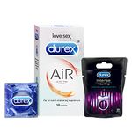 Durex Air Ultra Thin Condoms - 10s & Durex Play Vibrations Ring