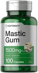 Horbäach Mastic Gum Capsules 1500mg 100 Count | Non-GMO & Gluten Free