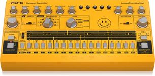 Behringer RHYTHM DESIGNER RD - 6 - AM Analog Drum Machine with 8 Drum Sounds, 64 Step Sequencer and Distortion Effects, Compatible with PC and Mac