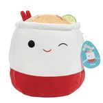 Squishmallows 10" Daley The Takeout Noodles - Officially Licensed Kellytoy Plush - Collectible Soft & Squishy Foodie Stuffed Animal Toy - Add to Your Squad - Gift for Kids, Girls & Boys - 10 Inch