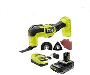 RYOBI ONE+ HP 18V Brushless Cordless Multi-Tool Kit with 2.0 Ah HIGH PERFORMANCE Battery and Charger