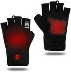 Heated Gloves Fingerless for Women 