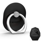 Spigen Style Ring Cell Phone Ring Phone Grip | Stand | Holder for All Phones and Tablets - Black