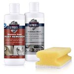 Clean My Steel Stainless Steel Rust Remover and Protectant Kits w/Gloves and Sponge