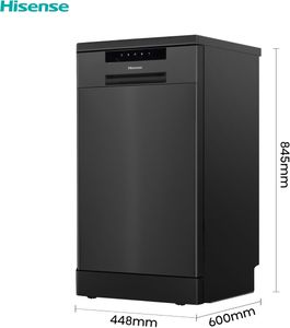 Hisense 16-Place Dishwasher – White, Large Capacity