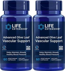 Life Extension Advanced Olive Leaf Vascular Support With Celery Seed Extract 60 Vegetarian Capsules-Pack-2