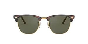 Ray-Ban Unisex Polarized Green Lens CLUBMASTER Sunglasses - 0RB3016990/5851