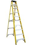 10 TREAD Heavy Duty Fibreglass Step Ladder | Electricians GRP Step Ladder 30,000v