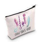 Adult Design Naughty Sexy Gift Masturbation Kit Good Vibes Vibrator Zipper Pouch Sex Toy Accessory Bag (Good Vibes CA)