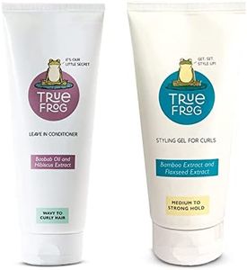 TRue FRoG Style and Define Duo, Leave-in Conditioner- 200g and Styling Gel for Curls - 150ml For Frizz Free and Humidity Proof Curls Fro Curly and Wavy Hair (Combo Pack of 2)