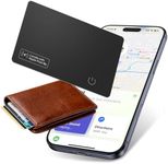 Wallet Tracker Card Air-Tag - Work with Apple Find My (iOS only), 0.07in Slim Tracking Card, IP68 Waterproof Bluetooth Tracker Finder, Apple MFi Certified, Item Locator for Luggage, Passports, Purse