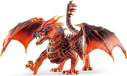 schleich ELDRADOR CREATURES - Lava Dragon, ELDRADOR CREATURES Red Dragon Toy Figurine with Movable Wings, For Children Aged 5-12 Years Old , 7.9 x 5.5 x 5.7 inches