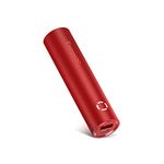 EnergyQC Portable Charger 5000mAh Mini Power Bank, Small Fast Charging External Battery Pack Compatible with iPhone 13 12 Pro Max Samsung Huawei Pixel and More - Red