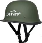 3EIYE'S German Retro Style World War Inspire Half Helmet (Non-Motorized) Dull Green