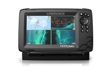 Lowrance Hook Reveal 7 TripleShot - 7-inch Fish Finder with TripleShot Transducer, C-MAP Contour+ Chart Card