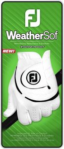 FootJoy Men’s Weathersof Golf Glove, White, Size M